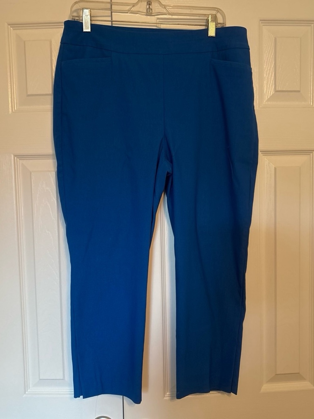 Chico's Electric Blue Pull-On Ankle Pants